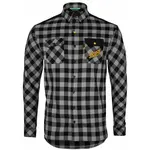 SILVINI FARINI Pánská flanelová košile, šedá, velikost