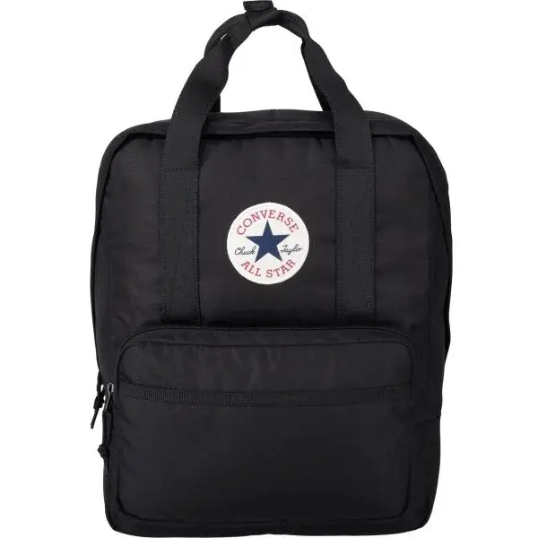 Converse SMALL SQUARE BACKPACK Městský batoh, černá, velikost
