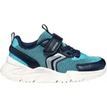 Geox J LOFTUS A Dětská vycházková obuv, modrá, velikost