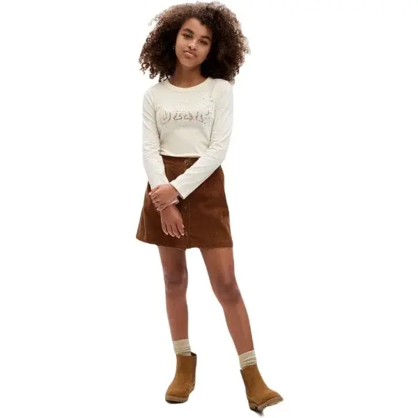 GAP VALUE LOGO Dívčí tričko, bílá, velikost