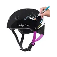 WIPEOUT DRY ERASE 5+ Dětská cyklistická přilba, černá, velikost (49 - 52)