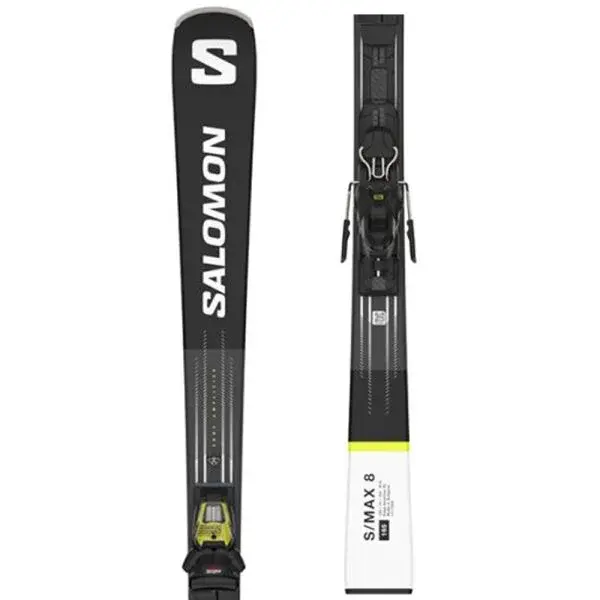 Salomon SMAX 8 + M11 GW L80 Sjezdové lyže, černá, velikost