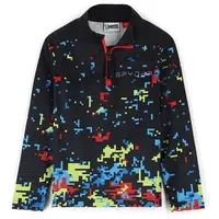 Spyder DIGITAL  STRETCH Chlapecký lyžařský rolák, černá, velikost 6Y