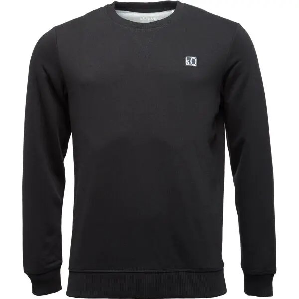 s.Oliver SWEATSHIRT Pánská mikina, černá, velikost
