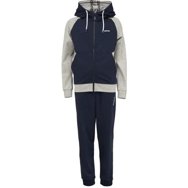 Lotto DEANDRE Chlapecká tepláková souprava, tmavě modrá, velikost 140-146