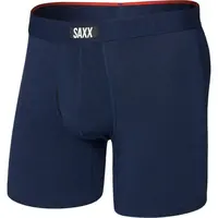 SAXX VIBE XTRA SOFT COMFORT BOXER BRIEF FLY Pánské boxerky, tmavě modrá, velikost