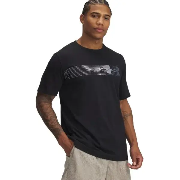 Under Armour FLY IN LOGO Pánské tričko, černá, velikost L
