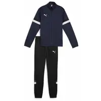 Puma TEAMRISE TRACKSUIT JR Dětská tepláková souprava, tmavě modrá, velikost