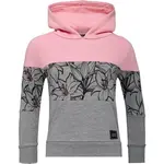 Lewro MINOA Dívčí mikina přes hlavu, šedá, velikost 152-158