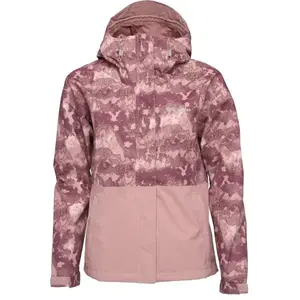 Columbia HIKEBOUND PRINTED JACKET W Dámská outdoorová bunda, růžová, velikost