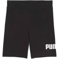 Puma ESSENTIALS NO. 1 LOGO SHORT LEGGINS G Dívčí krátké legíny, černá, velikost