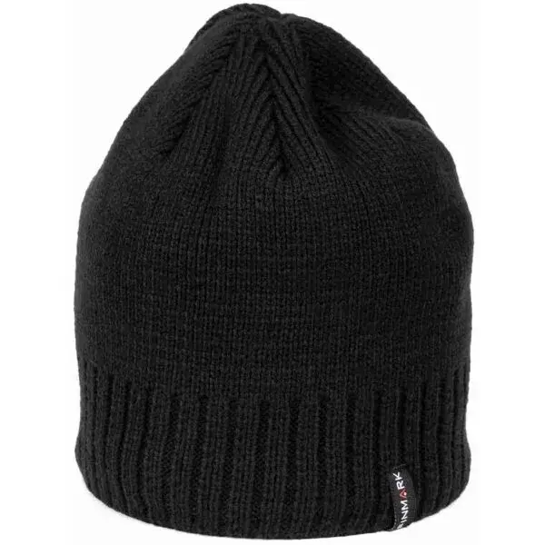 Finmark WINTER HAT Zimní pletená čepice, černá, velikost UNI