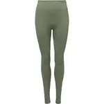Fitforce BIALA Dámské fitness legíny, tmavě zelená, velikost