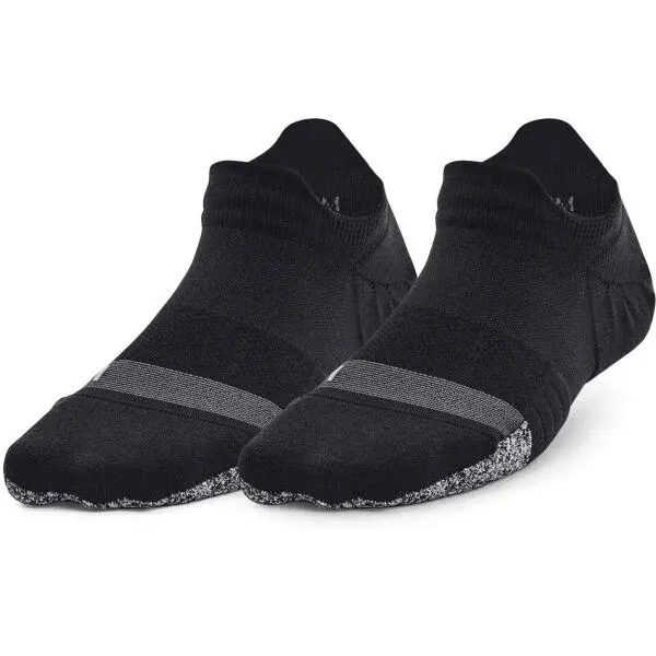 Under Armour BREATHE 2 NO SHOW TAB 2PK Dámské ponožky, černá, velikost UNI