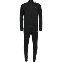 Fila FRENCH TERRY FZ PYJAMAS M Pánská tepláková souprava, černá, velikost