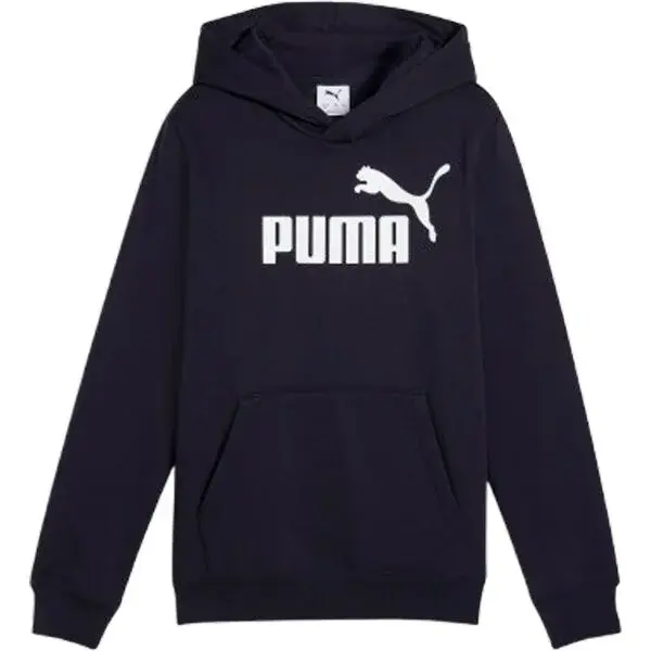 Puma ESSENTIALS NO.1 LOGO HOODIE FL B Chlapecká mikina, tmavě modrá, velikost