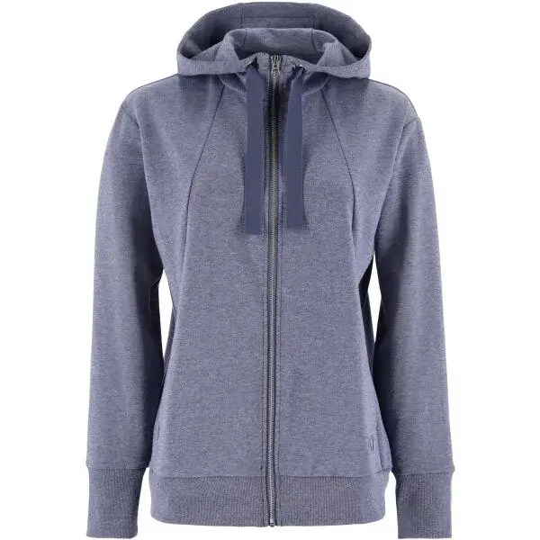 KARI TRAA LOUNGE F/Z Dámská pohodlná mikina, tmavě modrá, velikost