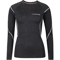 PROGRESS MERINO LS Dámské funkční Merino triko, černá, velikost