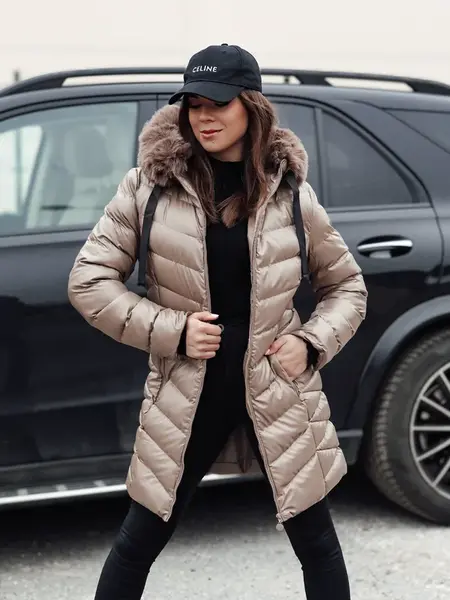 Dámska zimná bunda CRYSTAL s kapucňou