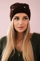 marka niezdefiniowana Dámska čiapka Ramona K383 hnedá