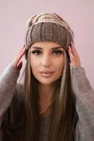 Women's cap Feba K330 mocca