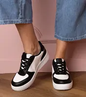 Gemre Čierne tenisky zdobené brokátom Blona