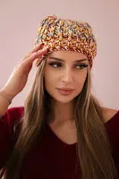 Kesi Dámska čiapka s pomponom Maria K335 horčica