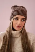 Kesi Čapica s fleece Anna K238 mocca