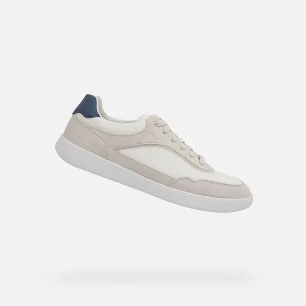 White men's sneakers Geox Rieti - Men's