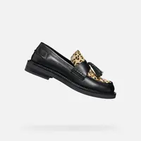 Black women's moccasins Geox Serilda - Women's