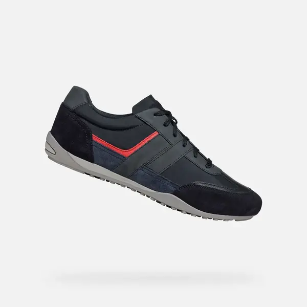 Dark blue men's sneakers Geox Wells - Men's