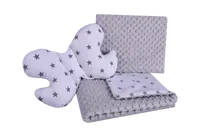 Medi Partners Set of a quilt with a pillow for a stroller