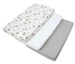 Medi Partners Set of 3 pcs. Fitted Sheet 60x120 cm 100% Cotton Baby Bed Linen Mattress