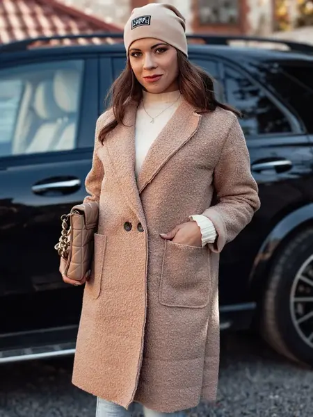 Dámsky oversize kabát BARALITE béžový