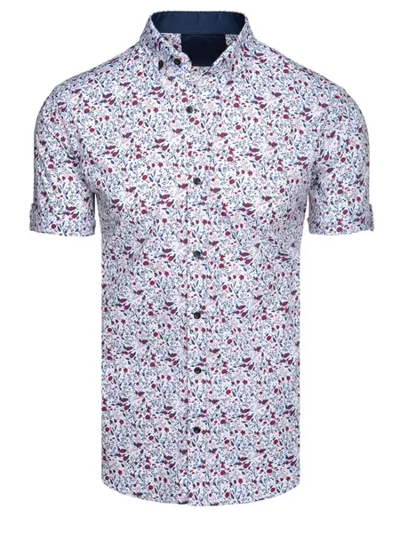 Pánska vzorovaná košeľa s krátkym rukávom