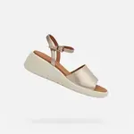 Gold women's sandals Geox Meliconia - Women's