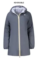 Dámska modrá obojstranná bunda K-WAY