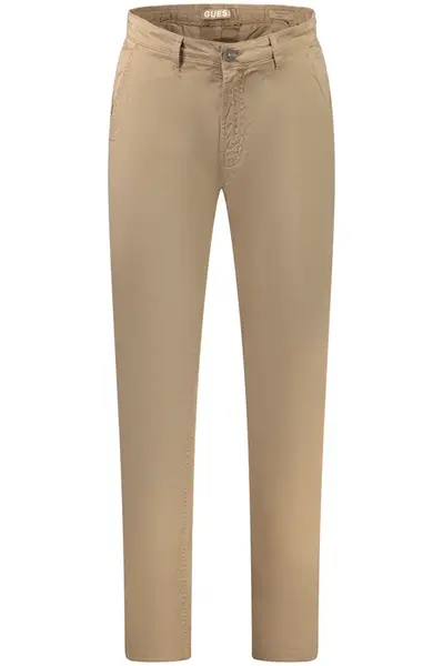 Pánske hnedé nohavice GUESS JEANS