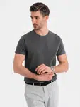 Ombre Men's classic cotton BASIC T-shirt - graphite