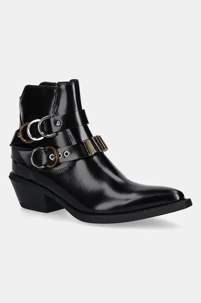 Kožené kotníkové boty Pinko Tex 13