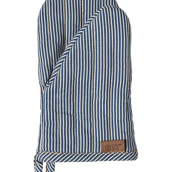 Bavlněná rukavice do trouby OYOY Striped Denim