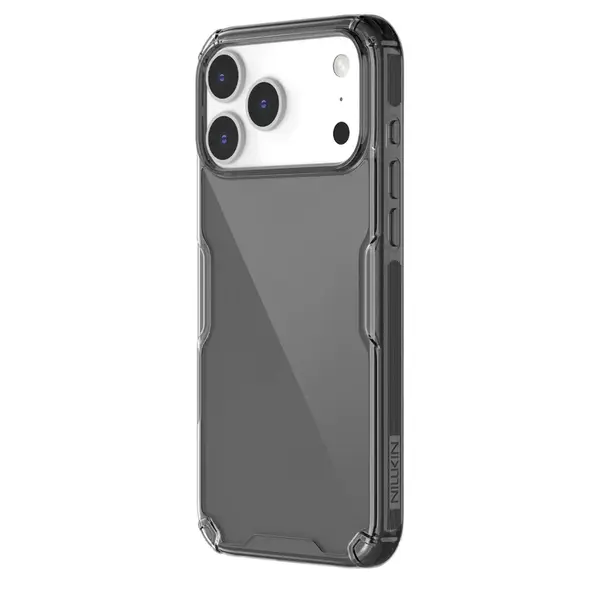 Zadní kryt Nillkin Nature TPU PRO pro Apple iPhone 17 Pro Max, transparentní + černá