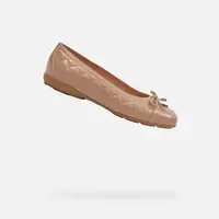 Brown women's ballet flats Geox Annytah - Women's