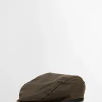 Bekovka pro psa Barbour Dog Wax Flat Cap zelená barva