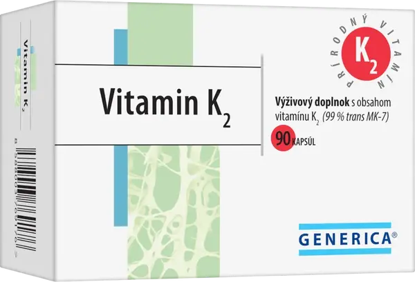 GENERICA Vitamín K2 90 kapsúl