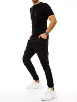 Pánska tepláková súprava čierna Dstreet