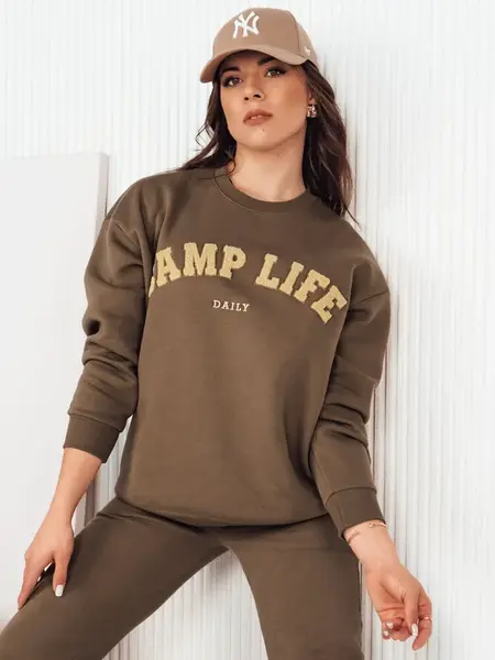 Dámská mikina SAFONIS hnědá