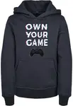 Kids Own Your Game Hoody námořnictvo