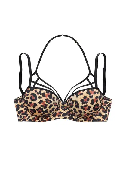 PETITE FLEUR GOLD Podprsenka  hrdzavohnedá / kapučíno / čierna