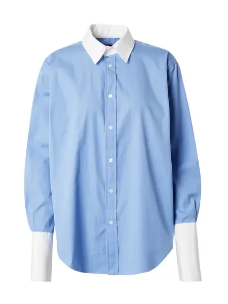 Polo Ralph Lauren Blúzka  modrá / biela